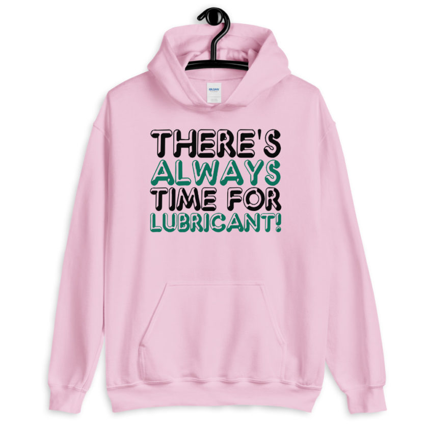 There's always time for lubricant! Henry block Evolution  Unisex Hoodie - Image 4