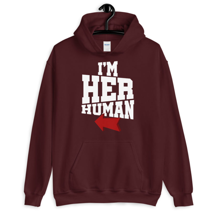 I'm Her Human Unisex Hoodie - Image 4