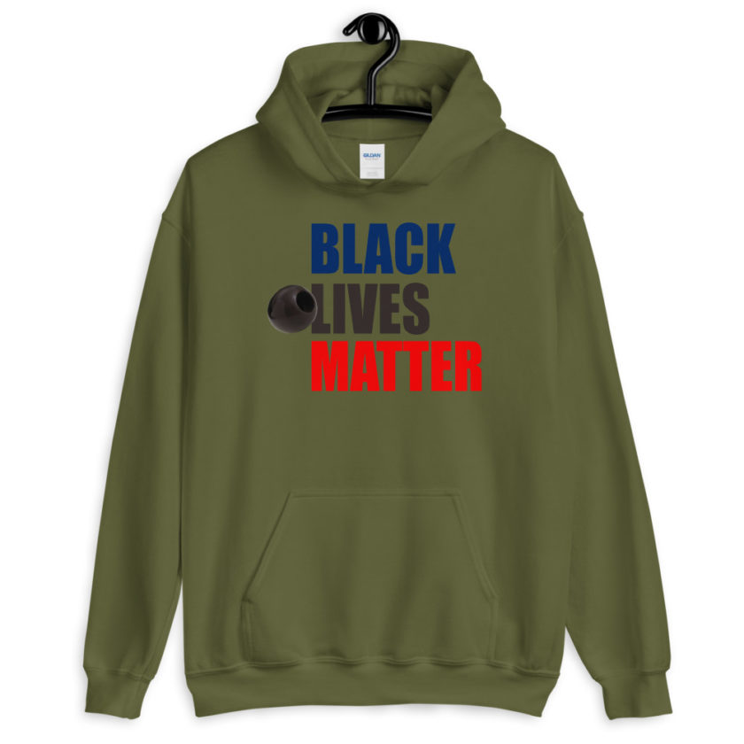 Black Olives Matter. Unisex Hoodie - Image 3