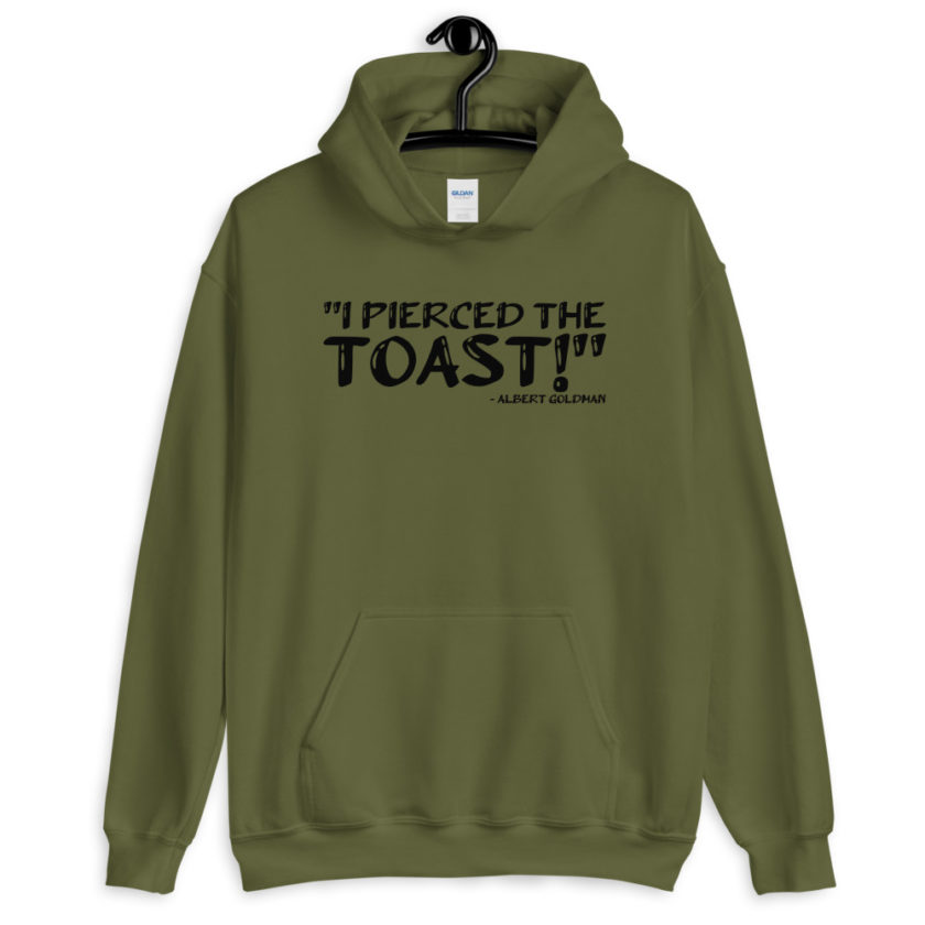 I pierced the toast! The Birdcage  Unisex Hoodie - Image 4