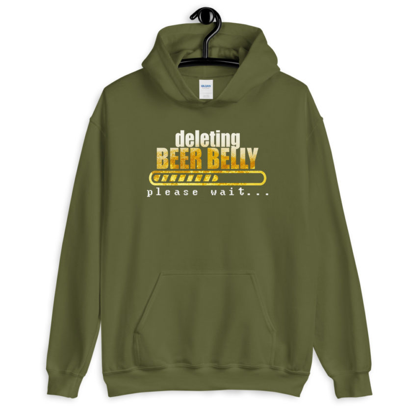 Deleting beer belly, please wait... Unisex Hoodie - Image 7
