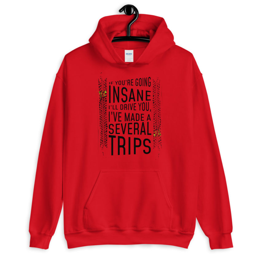 If you're going In Sane Ill drive you, I've made several trips.  Unisex Hoodie - Image 2