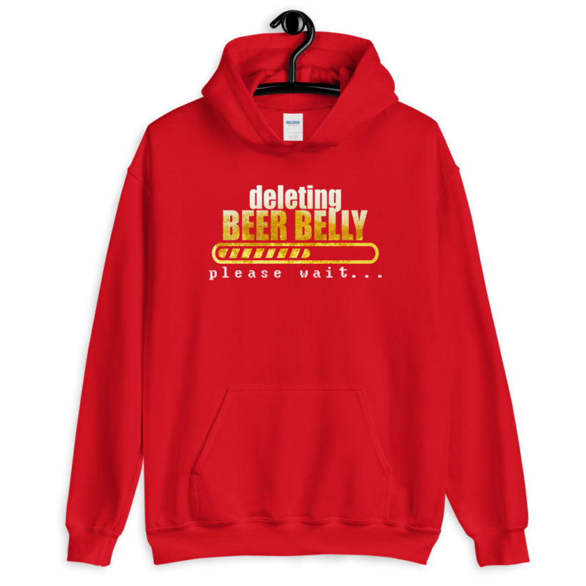 Deleting beer belly, please wait... Unisex Hoodie - Image 5