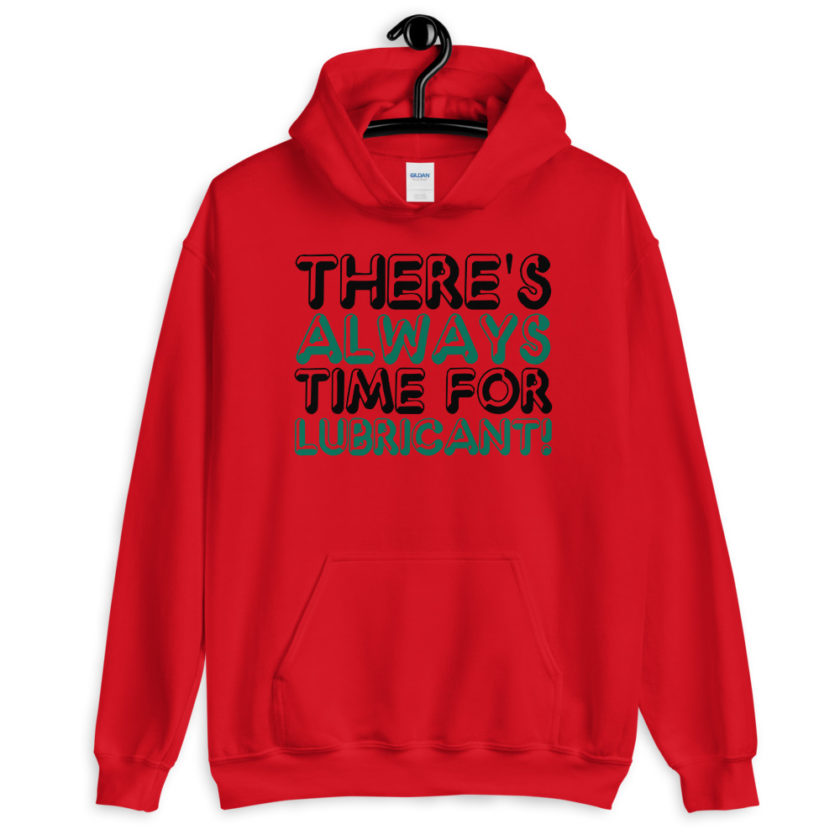 There's always time for lubricant! Henry block Evolution  Unisex Hoodie - Image 2