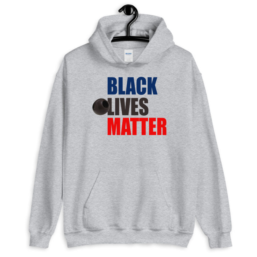 Black Olives Matter. Unisex Hoodie - Image 5