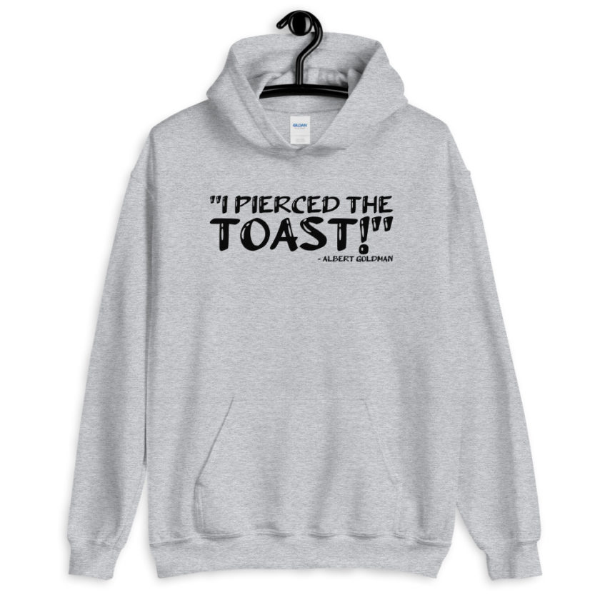 I pierced the toast! The Birdcage  Unisex Hoodie - Image 6