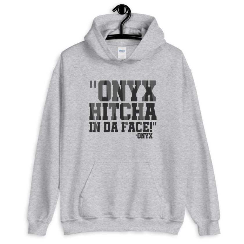 Onyx hitcha in da face  Unisex Hoodie - Image 3