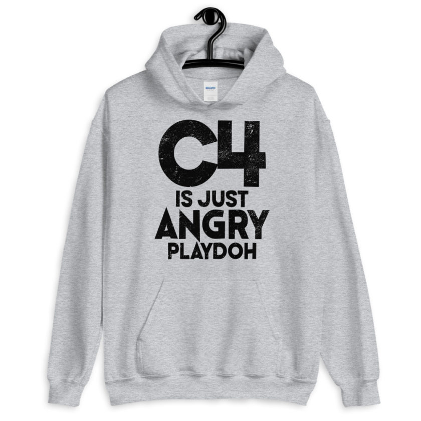 C4 is just angry playdoh  Unisex Hoodie - Image 5