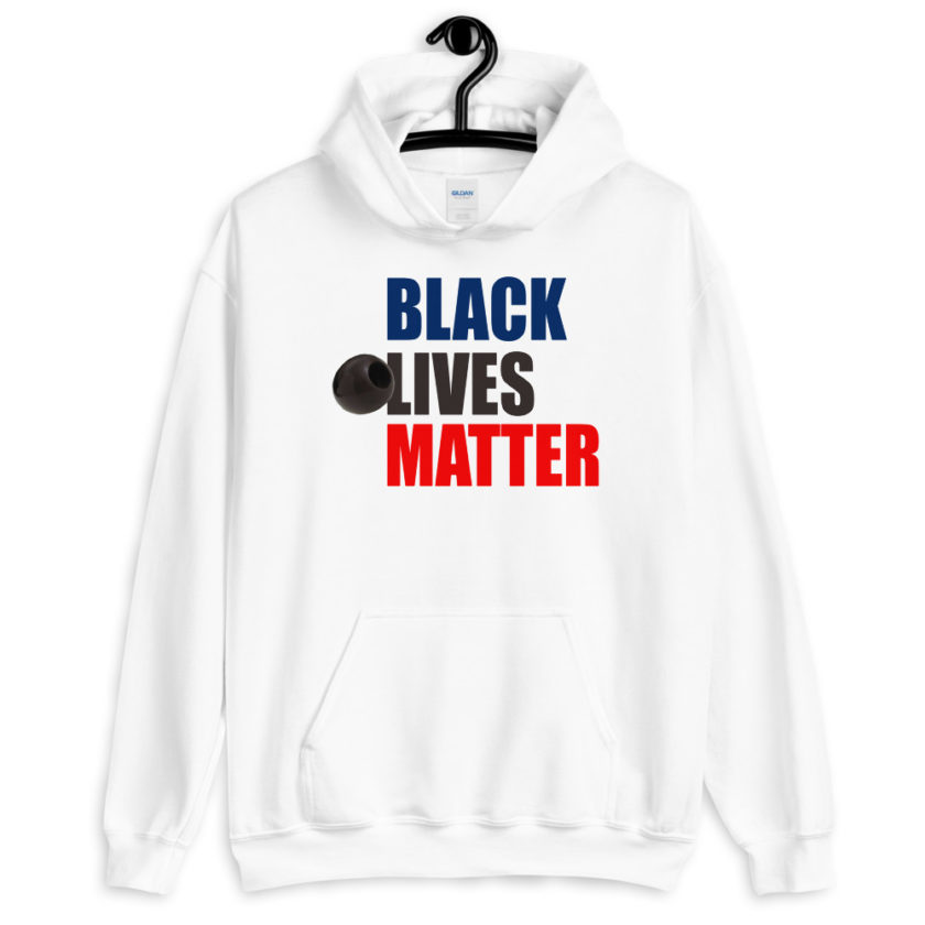 Black Olives Matter. Unisex Hoodie - Image 7