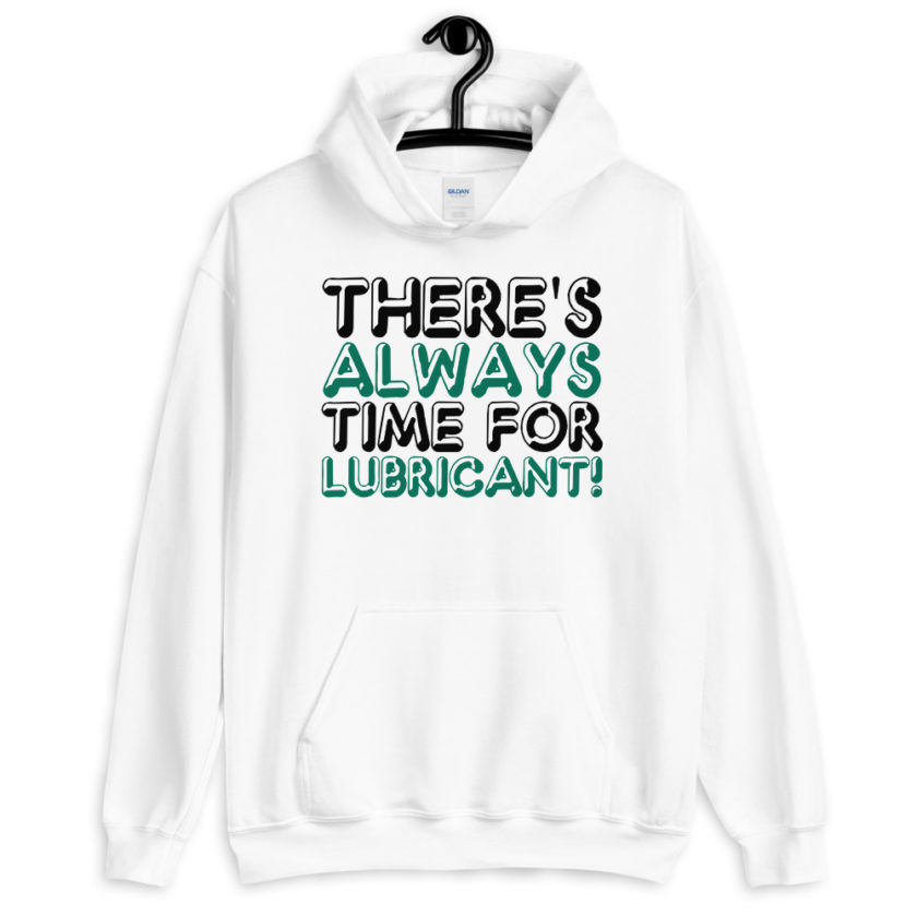 There's always time for lubricant! Henry block Evolution  Unisex Hoodie - Image 5