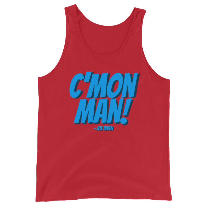 C'mon Man! Joe Biden Unisex Tank Top - Image 4