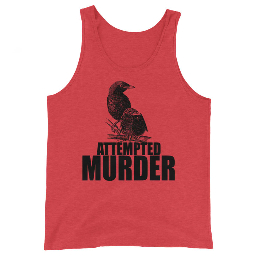Attempted Murder Unisex Tank Top - Image 3