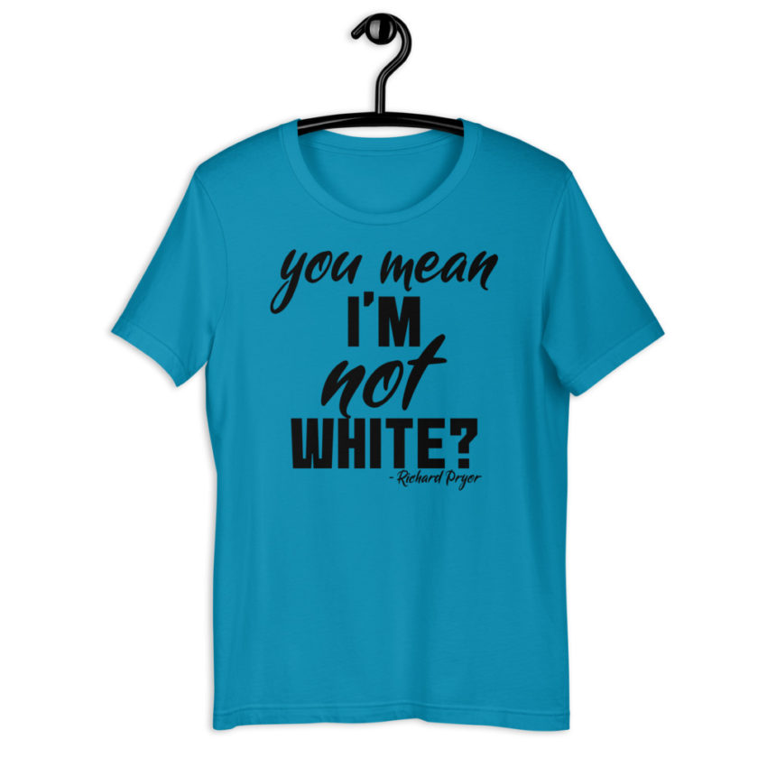 You mean I'm NOT white? Short-Sleeve Unisex T-Shirt - Image 6