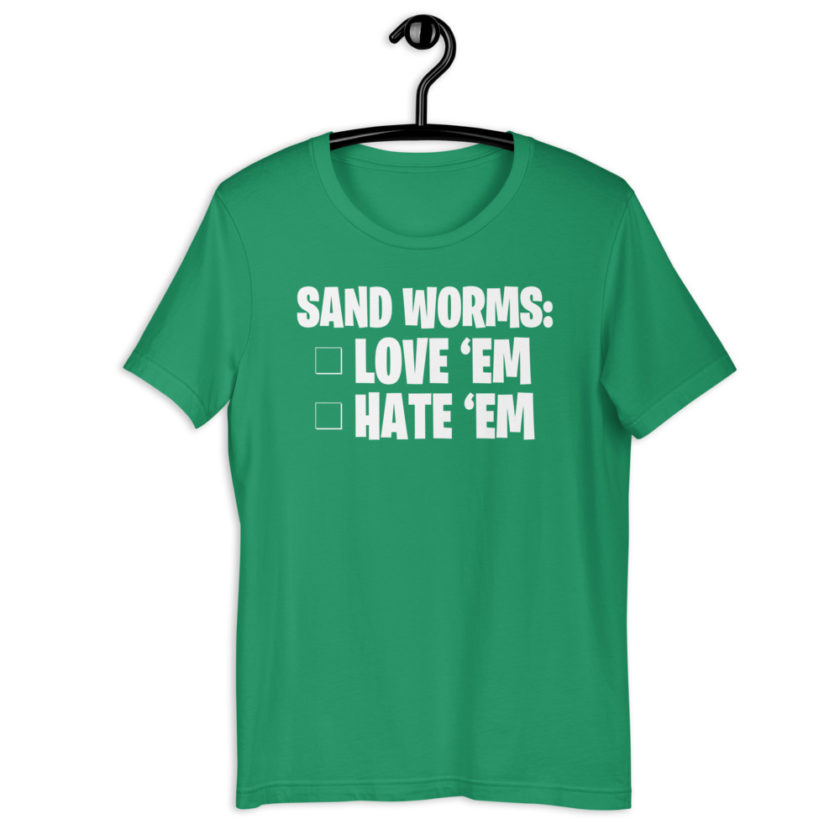 Sand Worms: Love Em Hate em Short-Sleeve Unisex T-Shirt - Image 12