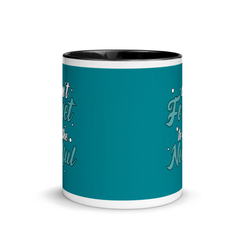 Don't forget to do the needful  Mug with Color Inside - Image 3