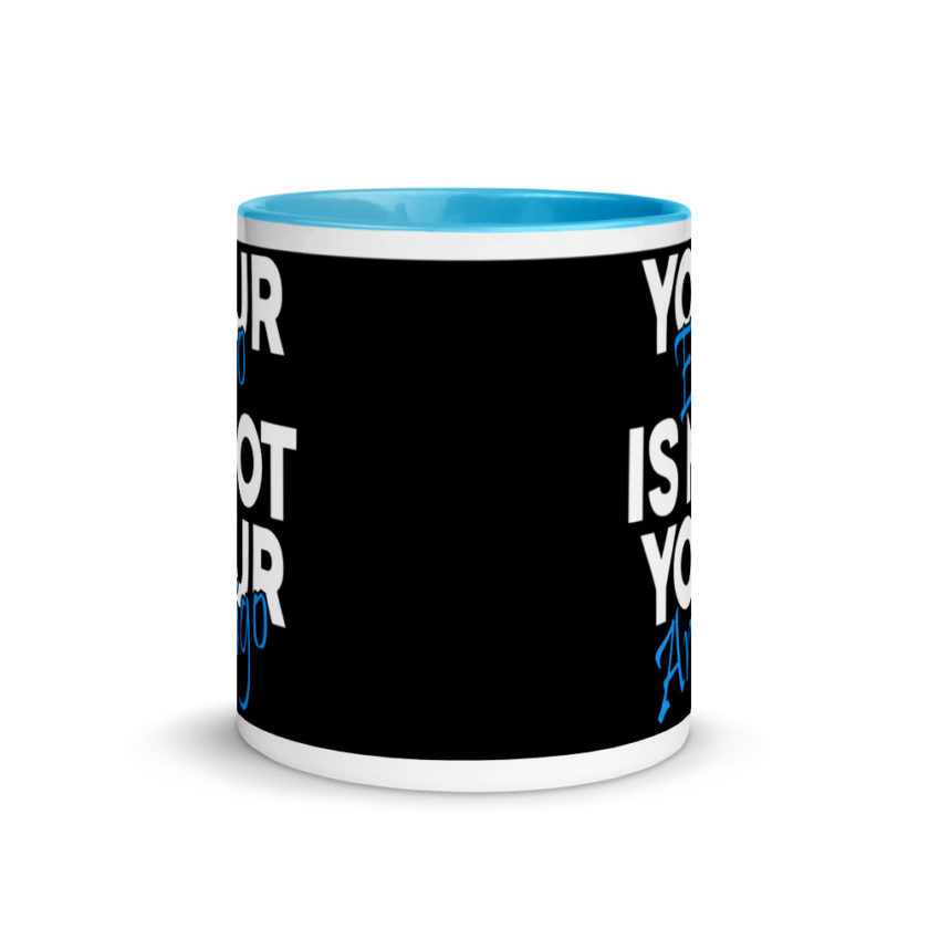 Your ego is not your amigo Mug with Color Inside - Image 11