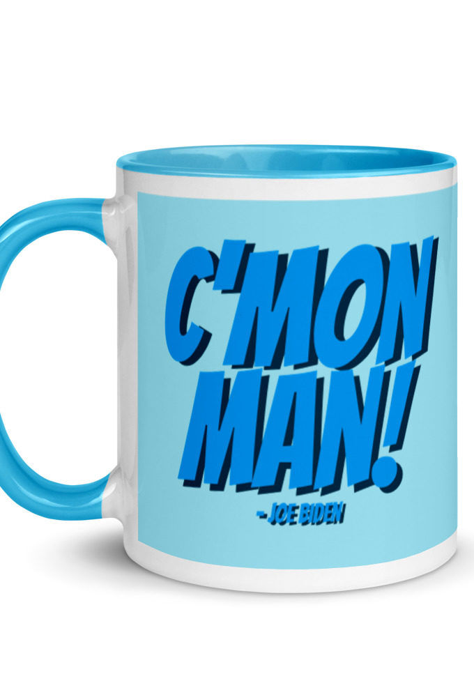 C'mon Man! Joe Biden Mug with Color Inside
