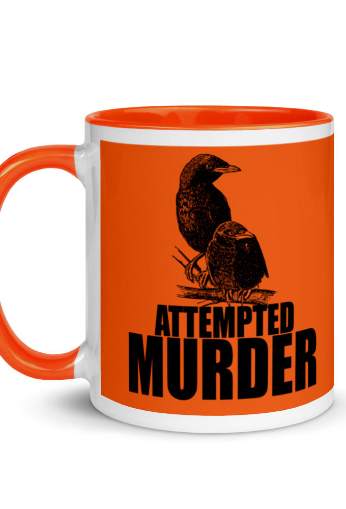 Attempted Murder Mug with Color Inside