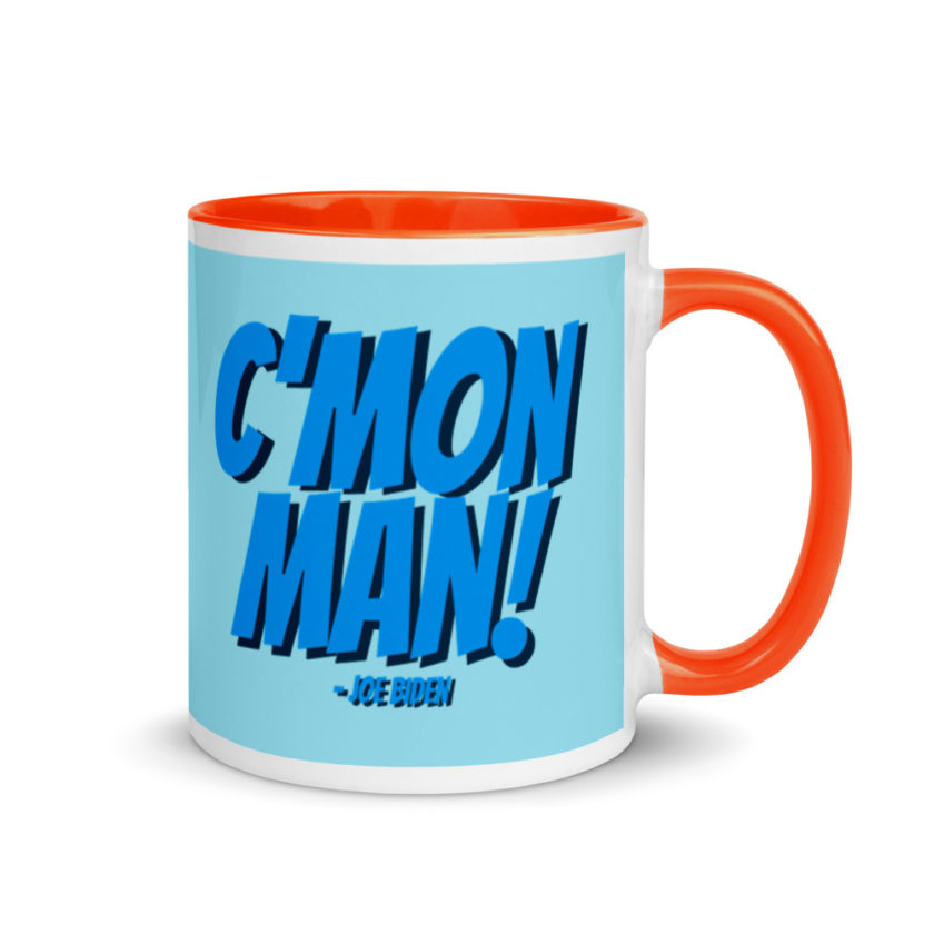 C'mon Man! Joe Biden Mug with Color Inside - Image 8