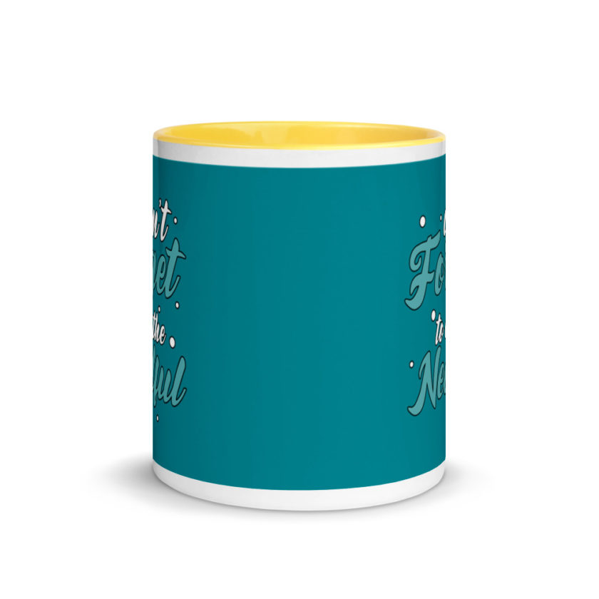 Don't forget to do the needful  Mug with Color Inside - Image 17