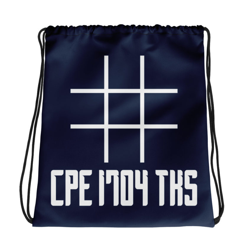 CPE 1704 TKS Joshua War Games  Drawstring bag
