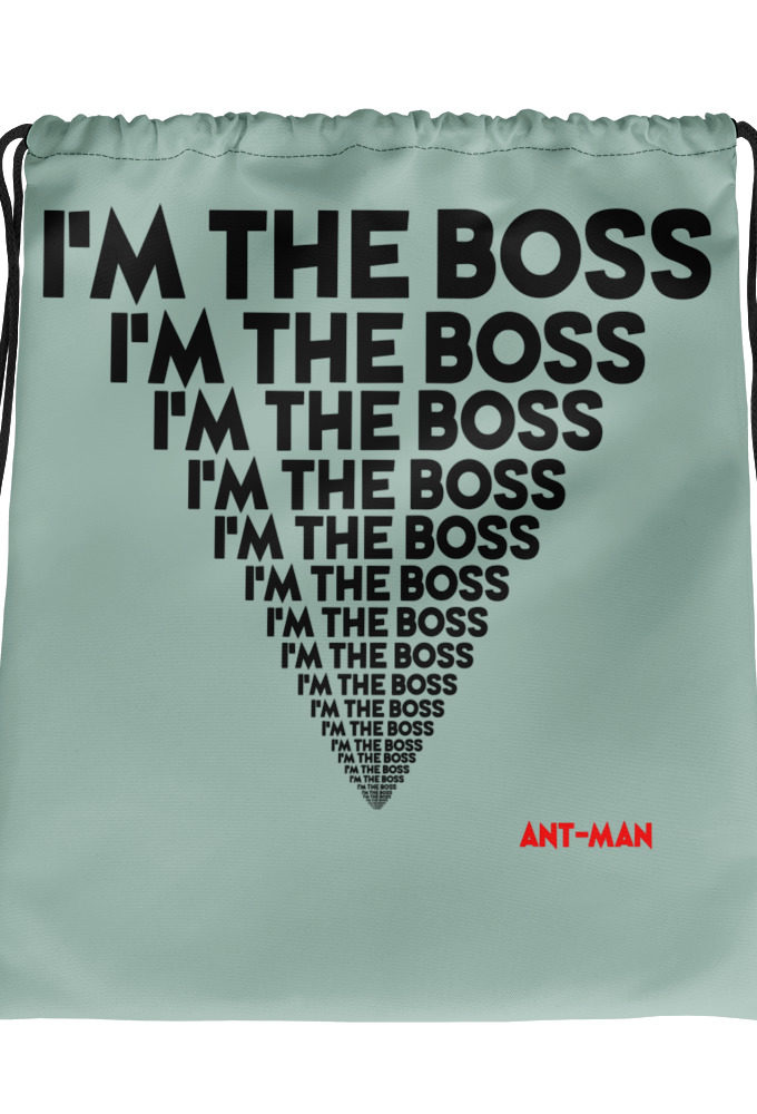 I'm the boss, I'm the boss I'm the boss... Ant-Man Drawstring bag
