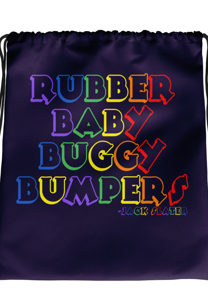 Rubber baby buggy bumpers Drawstring bag