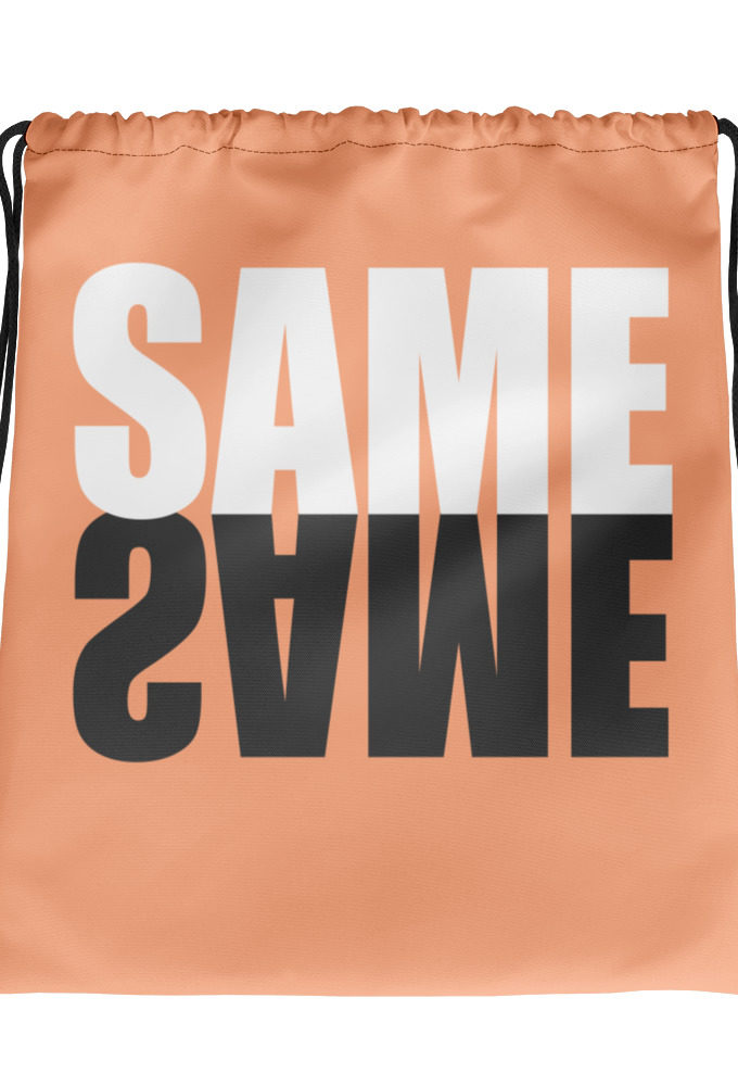 "Same same..." unknown Drawstring bag