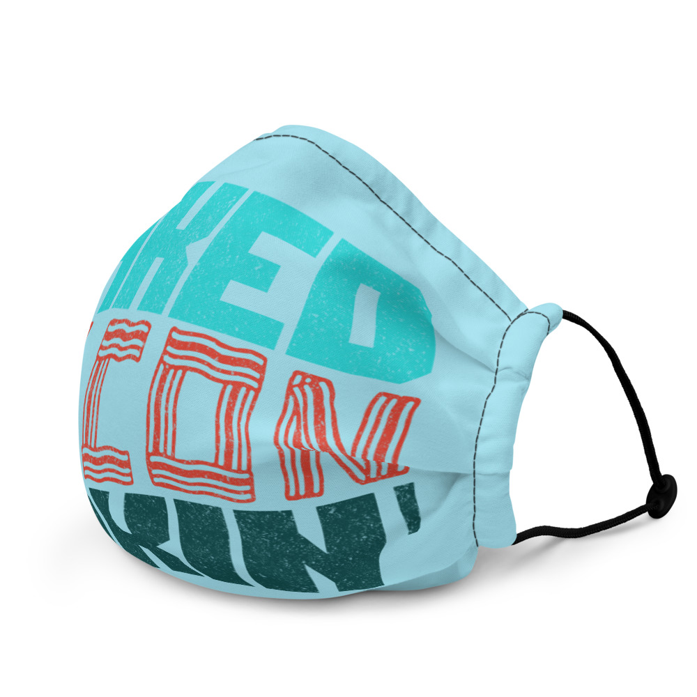 Naked bacon makin Premium face mask - Image 3