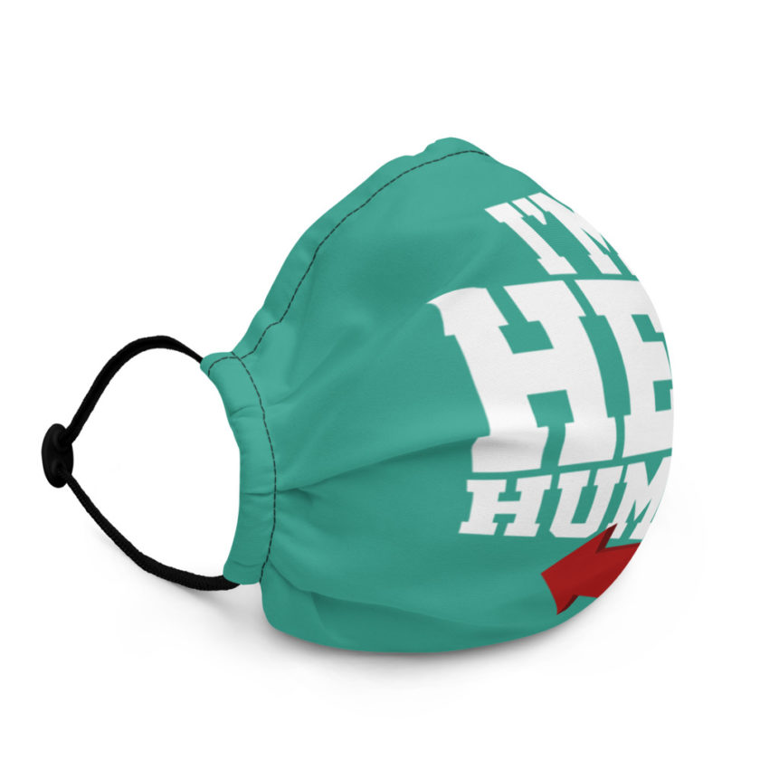 I'm her human  Premium face mask - Image 3