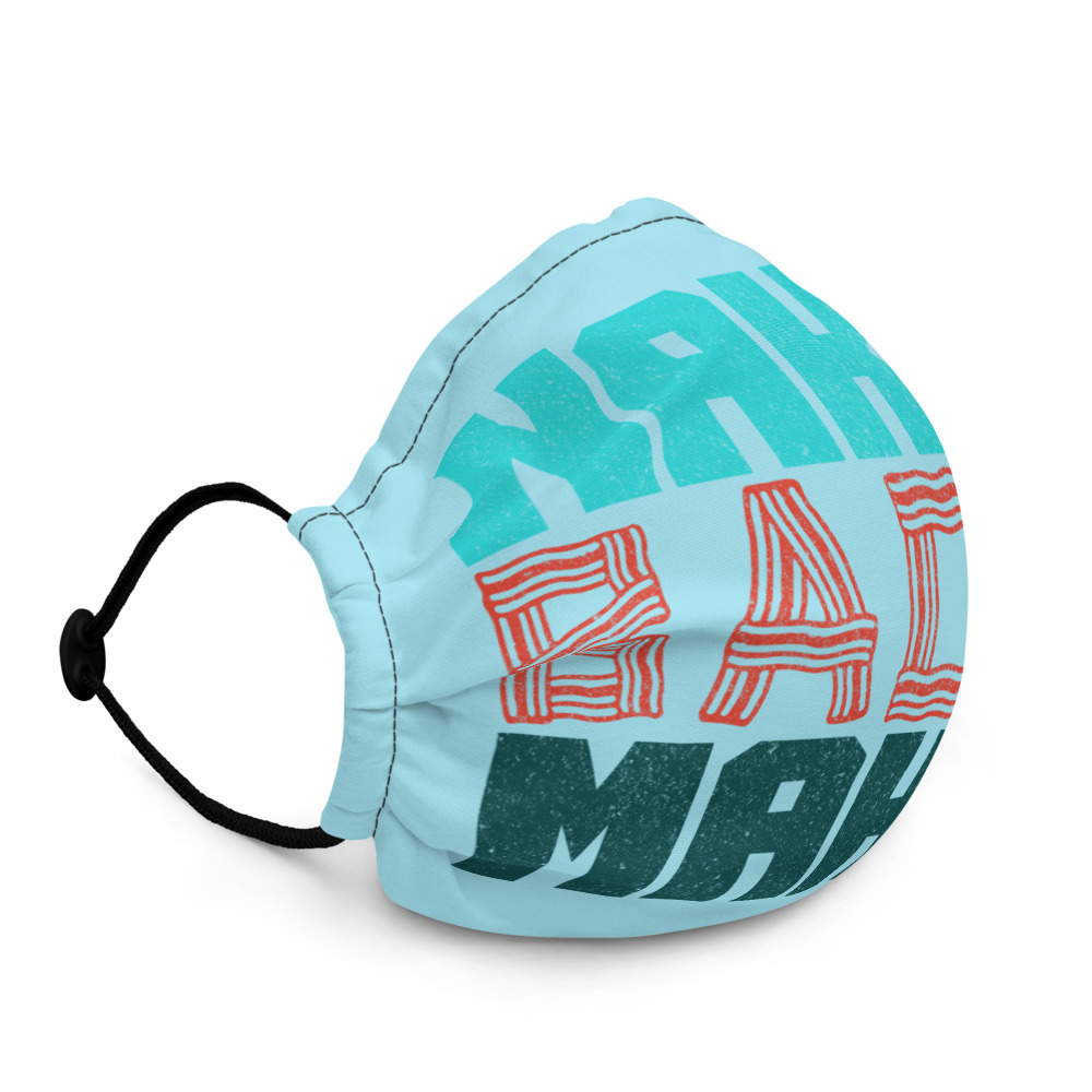 Naked bacon makin Premium face mask - Image 2