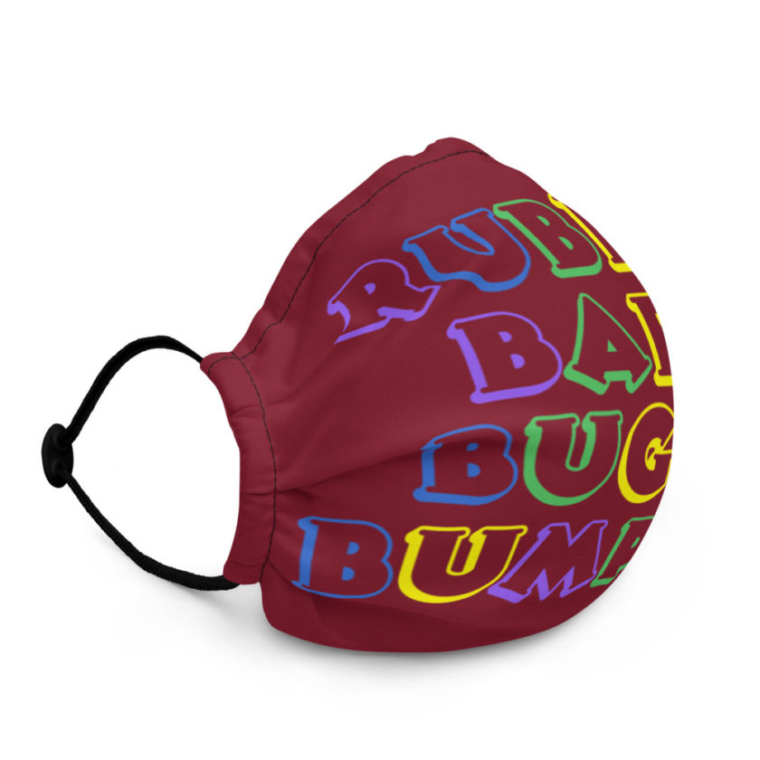 Rubber baby buggy bumpers Premium face mask - Image 2