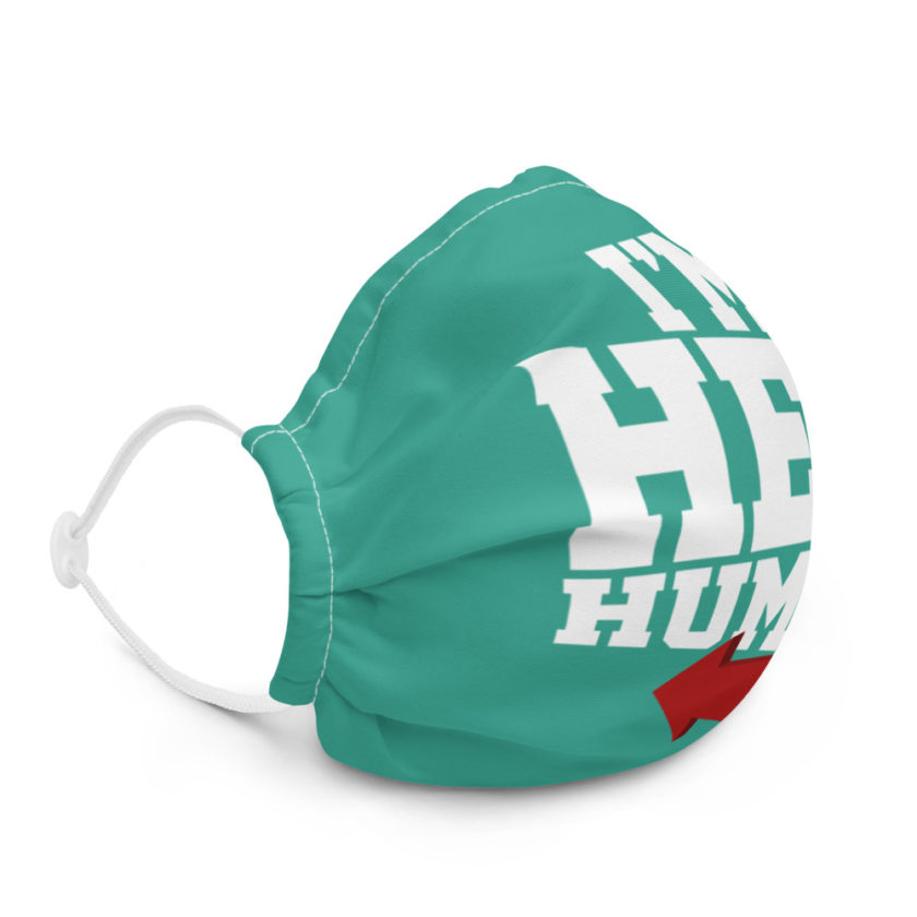I'm her human  Premium face mask - Image 5