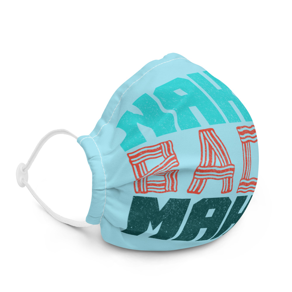 Naked bacon makin Premium face mask - Image 5