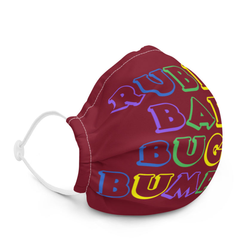 Rubber baby buggy bumpers Premium face mask - Image 5