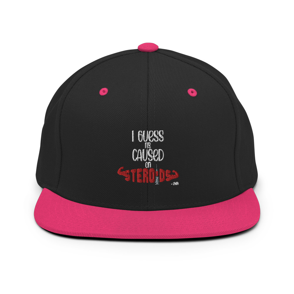 I guess its caused on steroids. -Sven Snapback Hat - Image 4