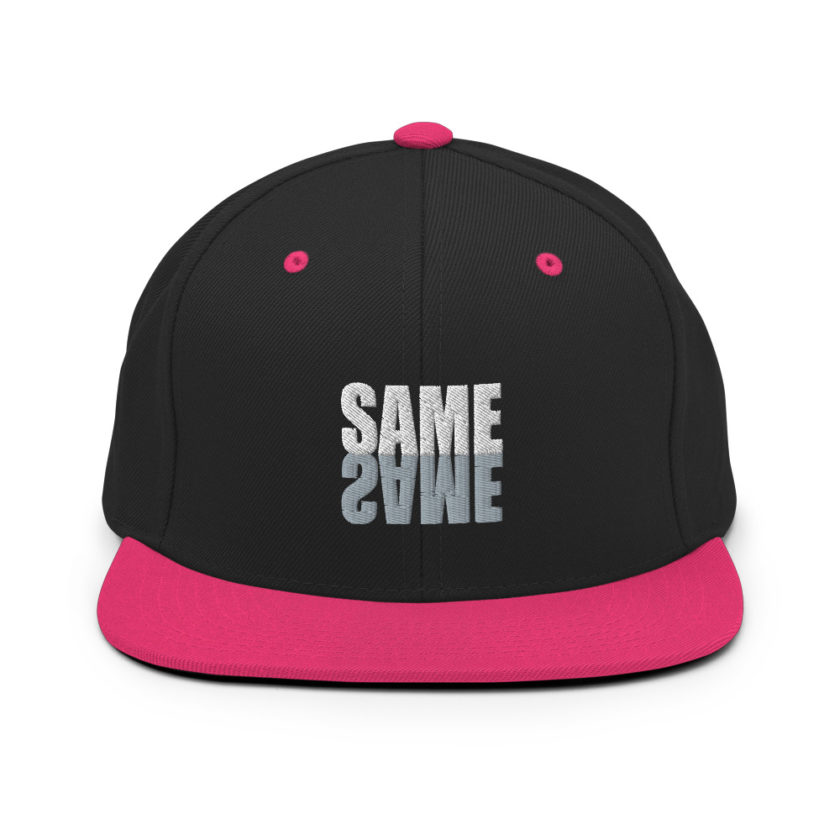 "Same same..." unknown Snapback Hat - Image 5