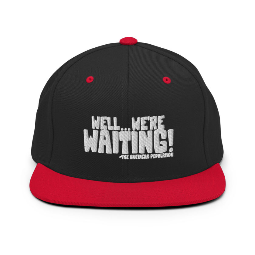 Well...we're waiting! Snapback Hat - Image 4