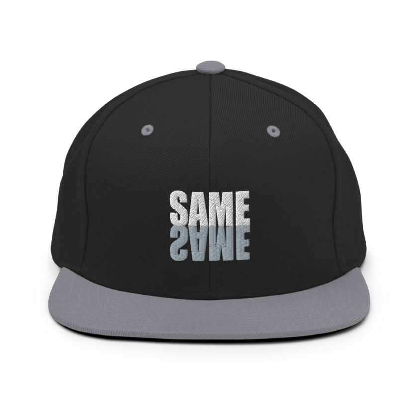 "Same same..." unknown Snapback Hat - Image 7