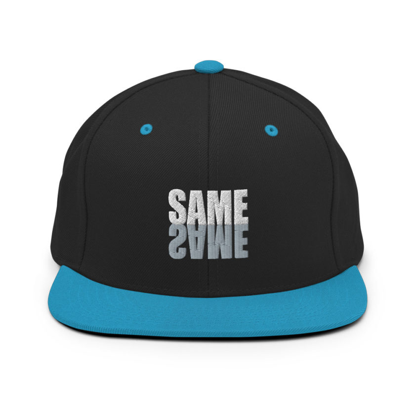 "Same same..." unknown Snapback Hat - Image 6