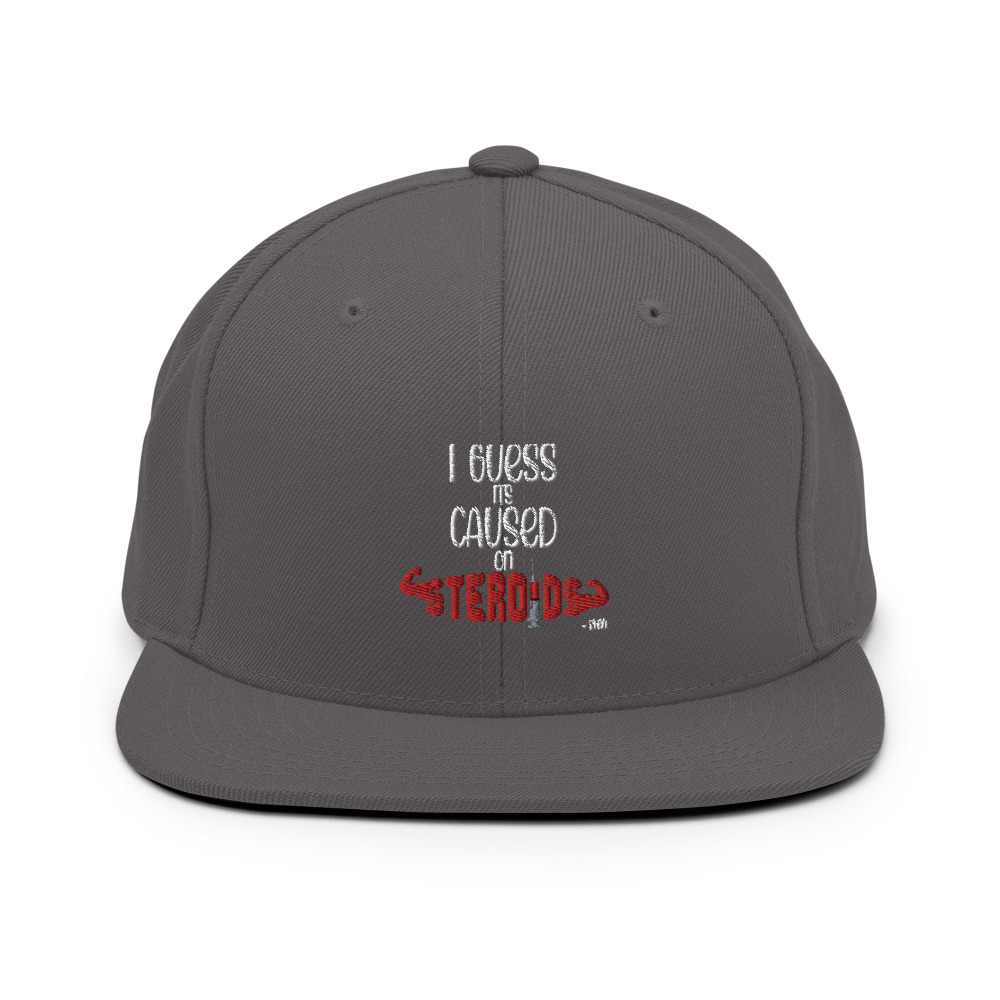 I guess its caused on steroids. -Sven Snapback Hat - Image 14