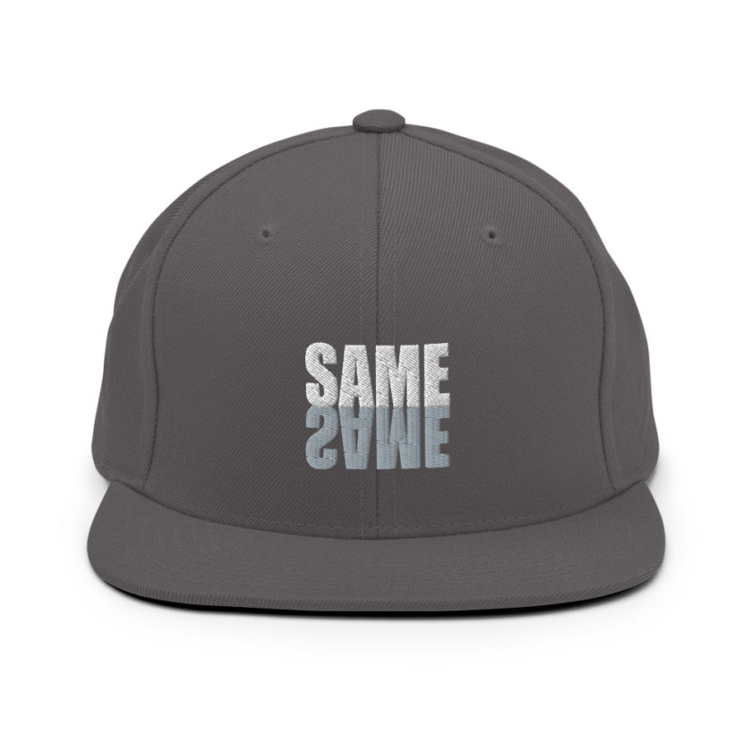 "Same same..." unknown Snapback Hat - Image 14