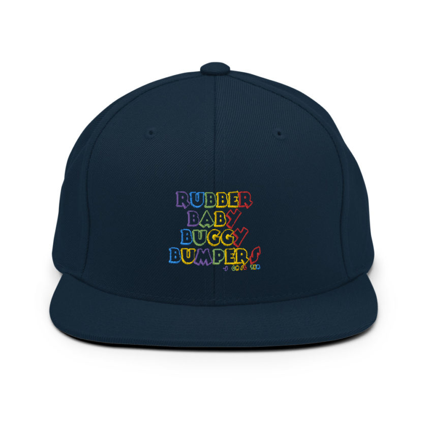 Rubber baby buggy bumpers Snapback Hat - Image 2