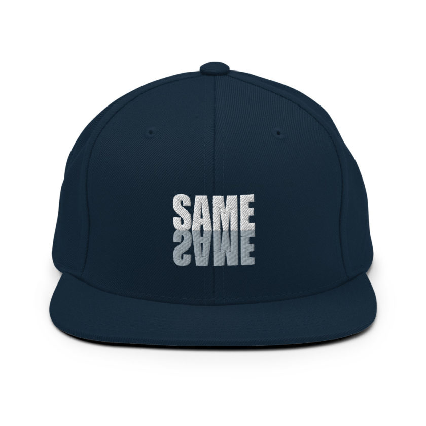 "Same same..." unknown Snapback Hat - Image 2