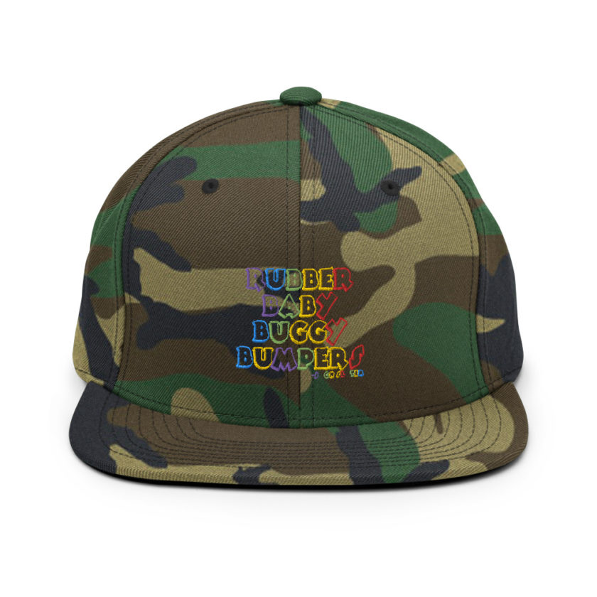 Rubber baby buggy bumpers Snapback Hat - Image 13