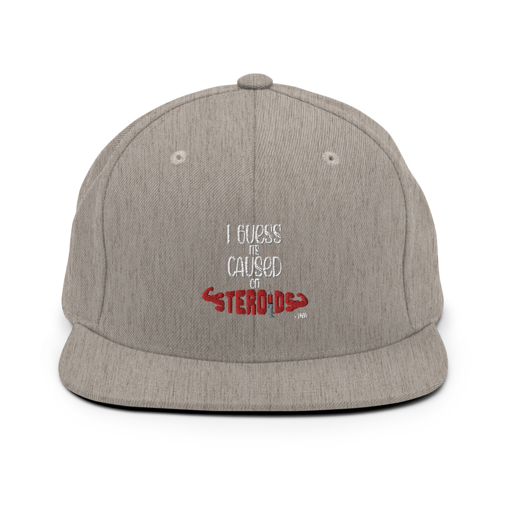 I guess its caused on steroids. -Sven Snapback Hat - Image 19