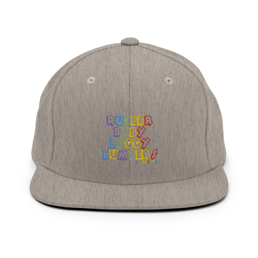 Rubber baby buggy bumpers Snapback Hat - Image 19