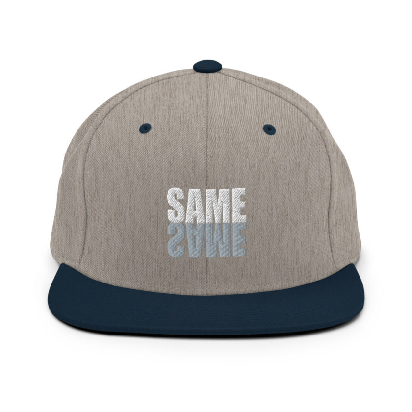 "Same same..." unknown Snapback Hat - Image 17