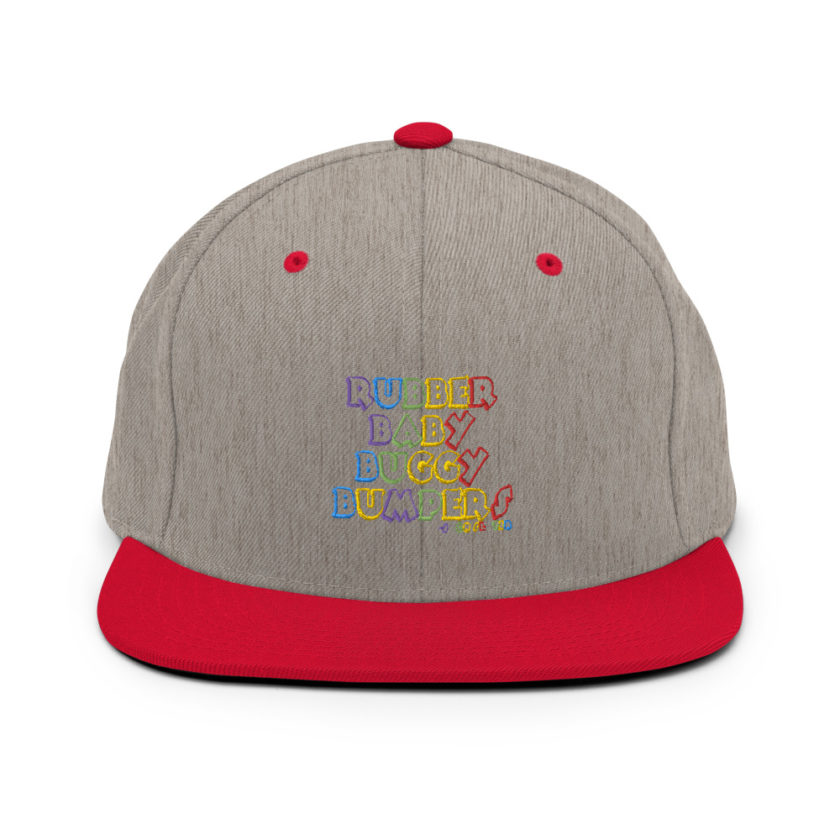 Rubber baby buggy bumpers Snapback Hat - Image 18