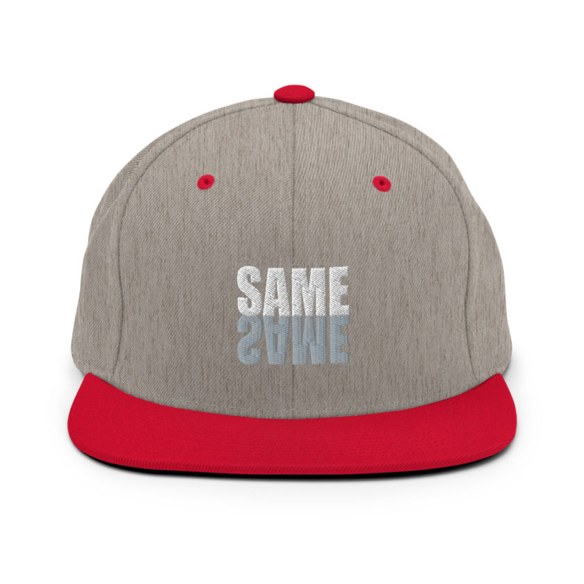 "Same same..." unknown Snapback Hat - Image 18